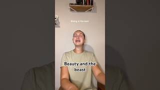 Beauty and the beast🥀 #disneyclassics #newartist #cover #upcomingmusician #singingcover #singer