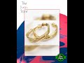 Sculptural Yellow Gold over Sterling Silver Curve Dangle Earrings, Refined 13.4g