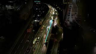 🚛 Night Truck Tracking & Distance Detection! Smart AI Monitoring on Highway 🌙✨ #Shorts #shorts