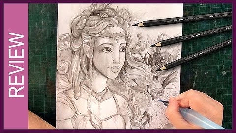 Review ✬ Watersoluble graphite pencils ✬ Artwork Demo by sakuems