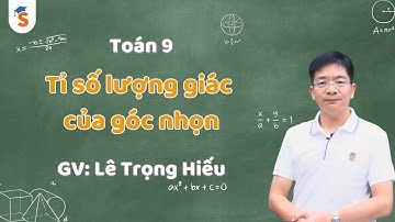 Tỉ số lượng giác của góc nhọn | Toán 9 | Thầy Lê Trọng Hiếu