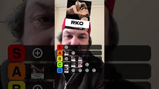 WWE finisher tierlist 🤣🤣 #wwe #shortsfeed #finisher #tierlist