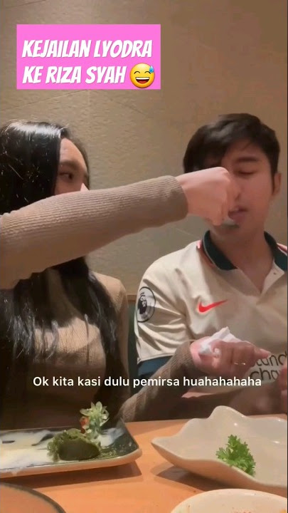 Lyodra & Riza Syah.. Lyodra Ngerjain Riza #lyodra #rizasyah #lyodrariza #couple #sweetmoment #short