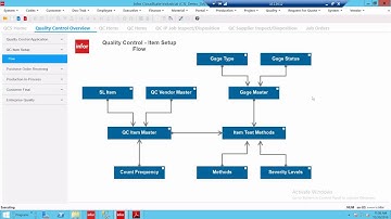 CloudSuite (SyteLine) Quality Control System Overview