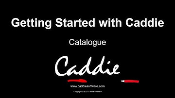 Catalogue in Caddie