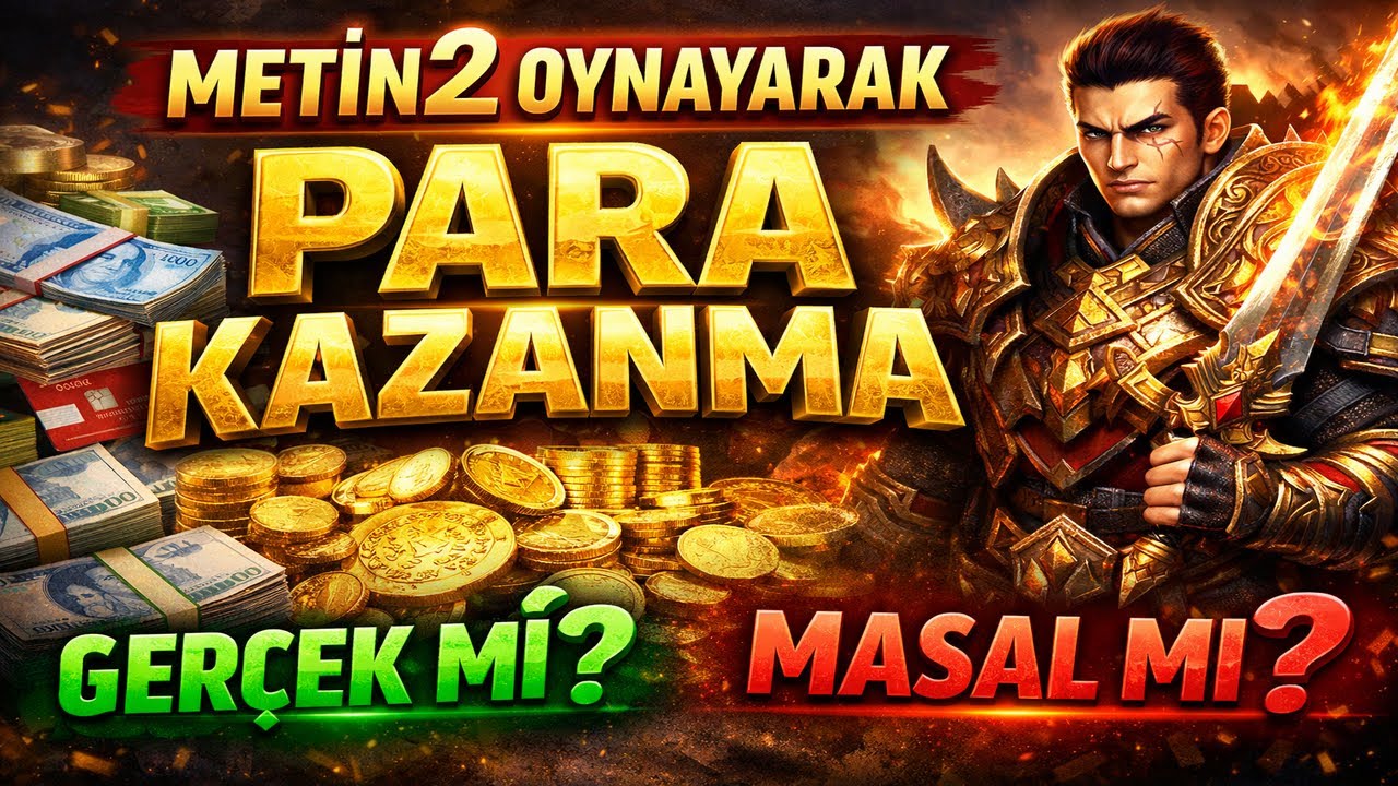 Metin2 Oynayarak Para Kazanmak Gerçek mi? TR & PVP Sunucuların Kazanç Sırları! 💸⚔️