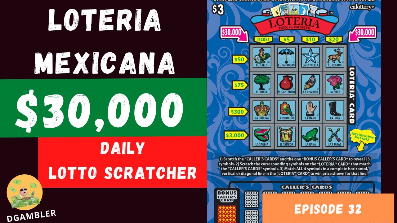 30,000 Loteria Don Clemente Lottery Scratcher 52 (Loteria Mexicana