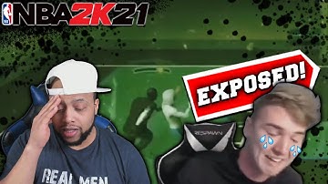 CHOC CRIES AFTER BEING CAUGHT USING A MODDED CONTROLLER and CHEATING against SOLO DF in NBA 2K21!