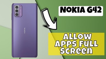 Nokia G42 Allow Apps Full Screen || Apps full screen permission settings
