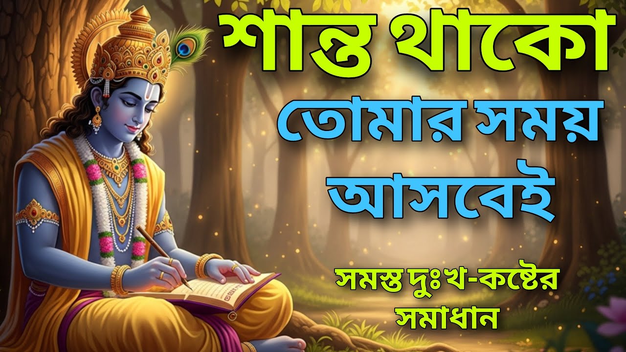 যখন সময় তোমার বিপরীতে | তখন শান্ত থাকার শক্তি | Krishna Motivation | Geeta Saar Bangla | Gitar Bani
