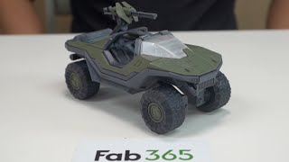 Halo Warthog, print in place - print and build