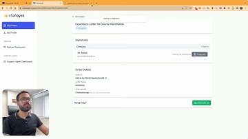 Create and sign professional looking experience letter and sign it online within 1 minute.