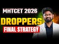 Repeaters! This is YOUR Comeback Plan for MHT-CET 2026 by Ankush Sir | GanitAnk #mhtcet2026