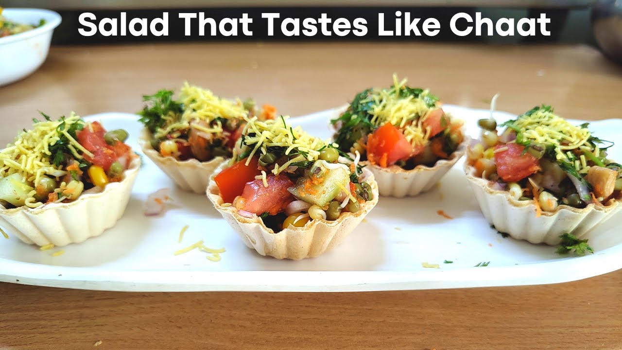 This Salad tastes like Chaat, Super Healthy and Delicious Salad Recipe