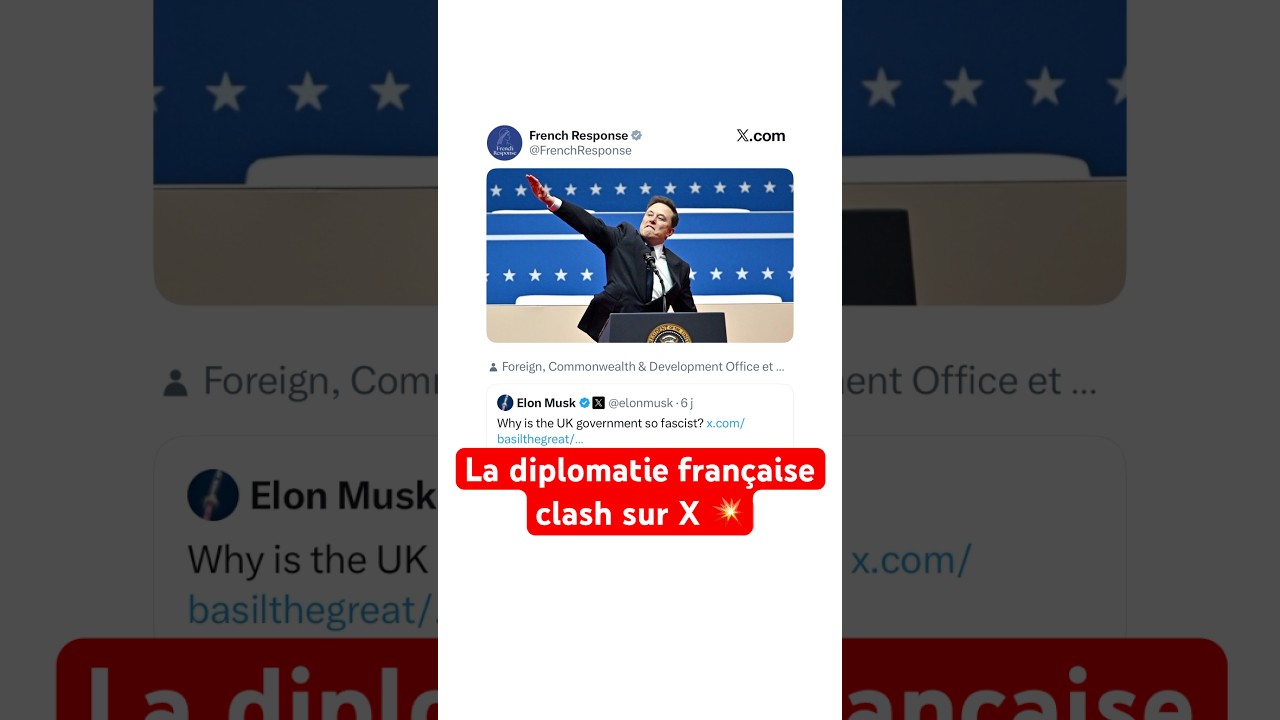 La diplomatie française clash sur X 💥 
