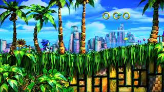 Sonic Standing in Emerald Hill (Sonic Fan Remix)