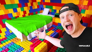 I Built a Life-Sized Lego Room!