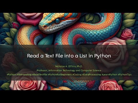 Read a Text File into a List in Python - 030123C02