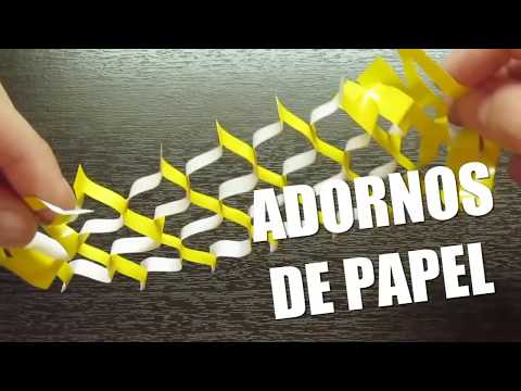 Video: Guirnaldas originales de papel para el Año Nuevo 2020