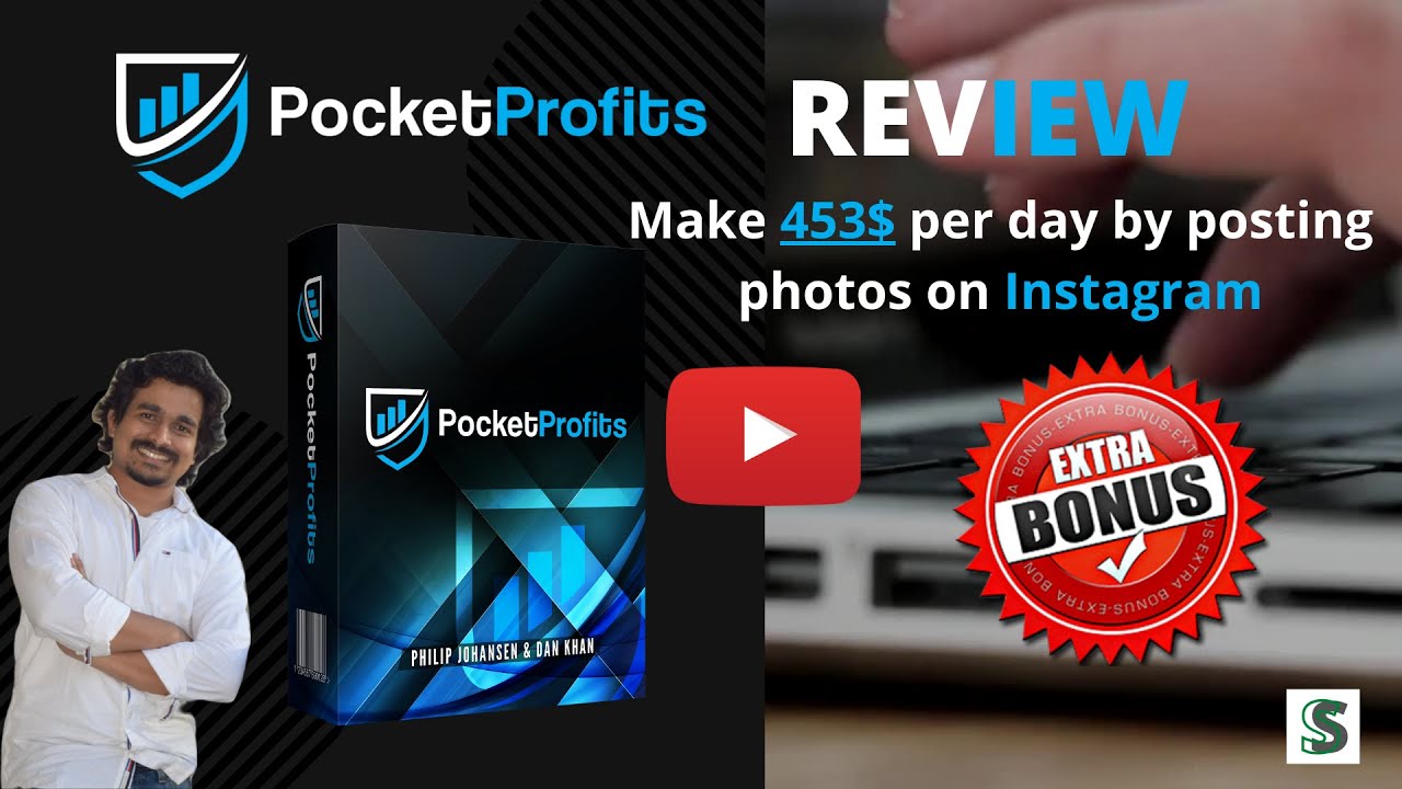 Pocket Profits Review 💰453$ Per Day From Instagram 💰 ⚠️⚠️ DO NOT GET THIS WITHOUT MY 🎁GREAT BONUSES🎁