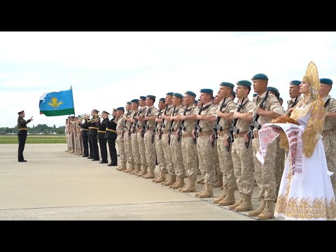 Прибытие белорусских военнослужащих