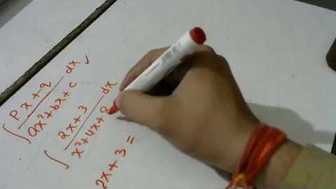 Integration special type linear/ quadratic