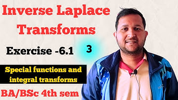 Inverse laplace transform | Ex 6.1 | BA 2nd year math | Bsc 4th sem math | Mathslighthouse