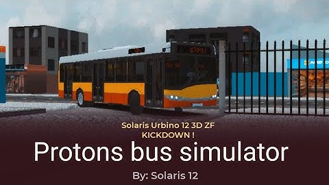 [PBSU] Solaris Urbino 12 3D ZF KICKDOWN Ligne 332 aller-retour Map Cidade de Curitiba