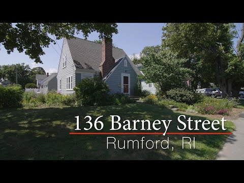 136 Barney Street, Rumford, RI home video tour