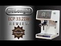 ОБЗОР / REVIEW кофеварки DeLonghi 33 21W (ECP 3220W)