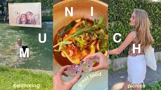 munich chronicles 🐛 | restaurants, park swims & going out