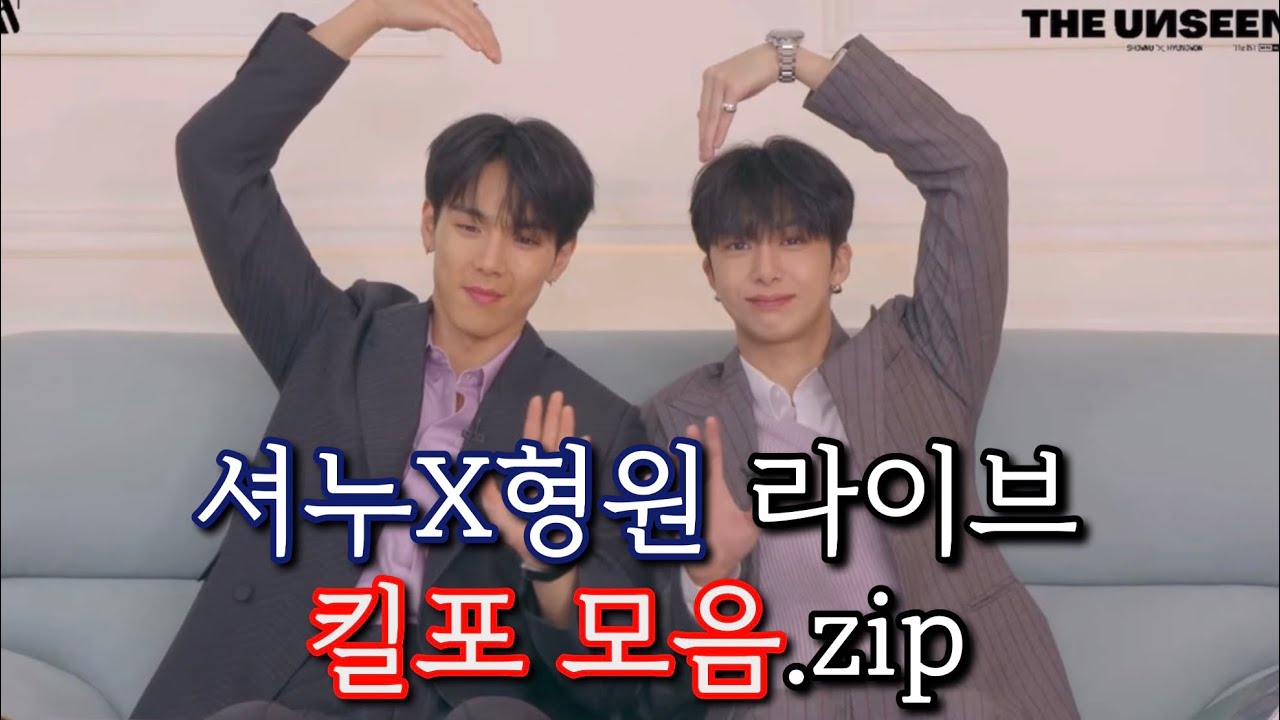 [몬스타엑스/셔누형원] 셔누X형원 문짝즈 듀오의 라이브 액기스 모음.zip