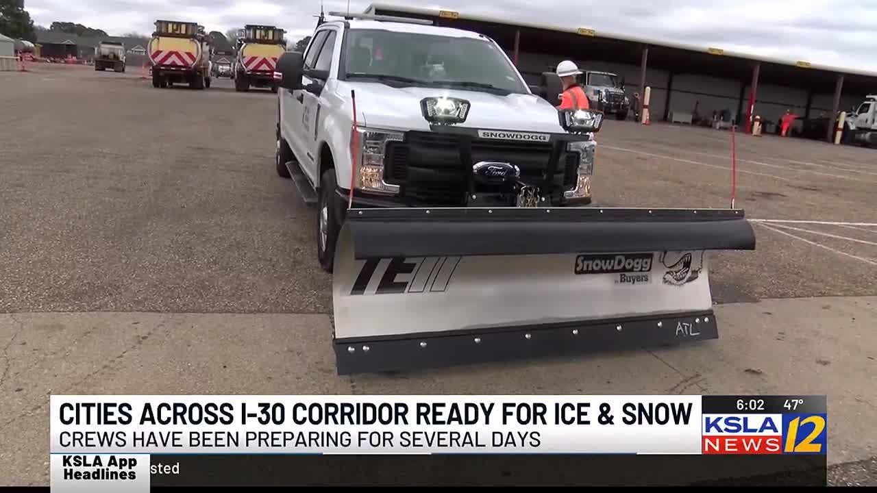 East Texas, Miller County preparing for ice and snow - YouTube