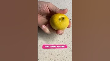 🍋 Lemon Juice Hack Without Cutting! | No Knife, No Mess 🙌