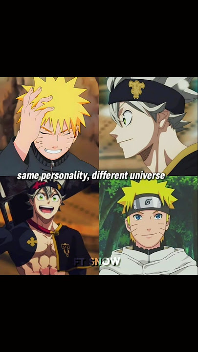 different universe 💌 #naruto #blackclover #asta #noelle #sakura #yuno  #anime #animeshorts #shorts