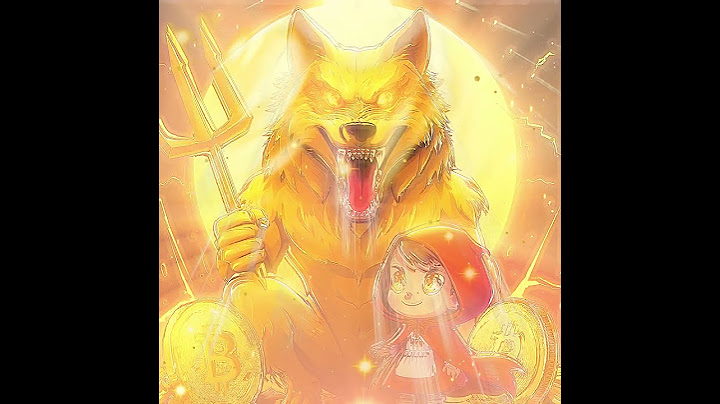 Golden Wolf and Little Red Riding Hood Bitcoin #cro #nft #crofam #animation #monkey #cronos