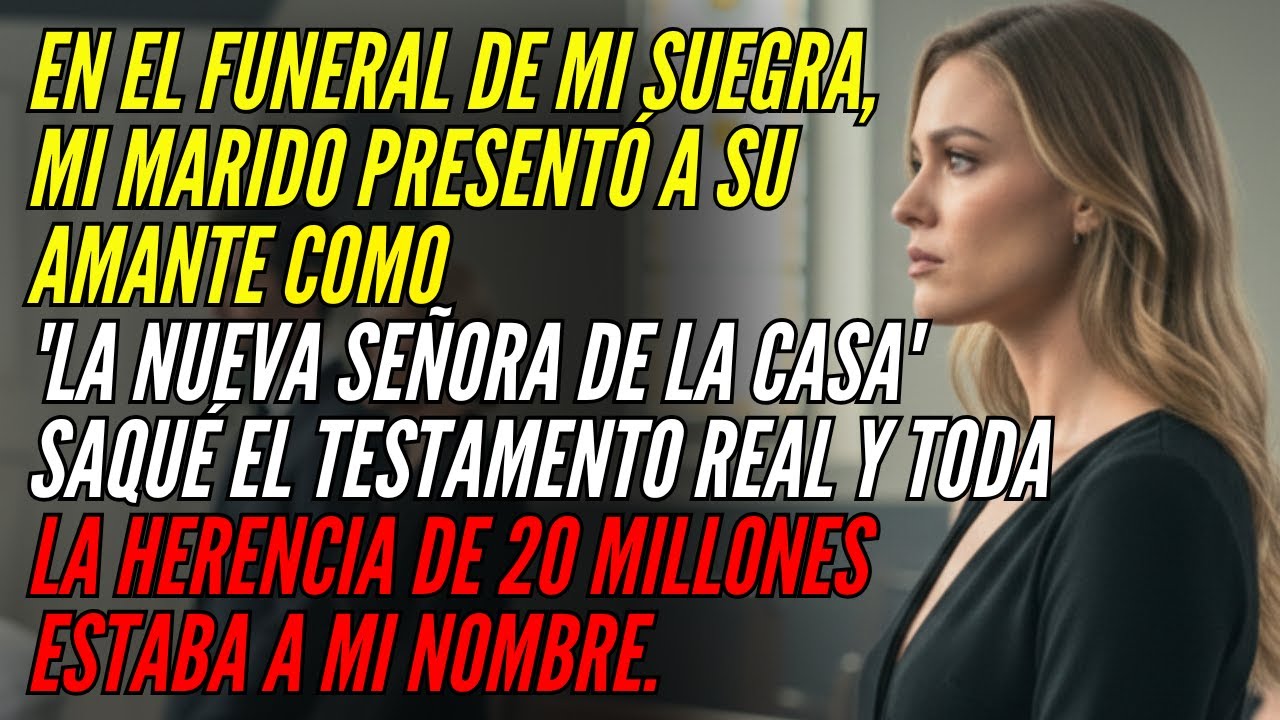 En El Funeral De Mi Suegra,💔 Mi Esposo Presentó A Su Amante Como 