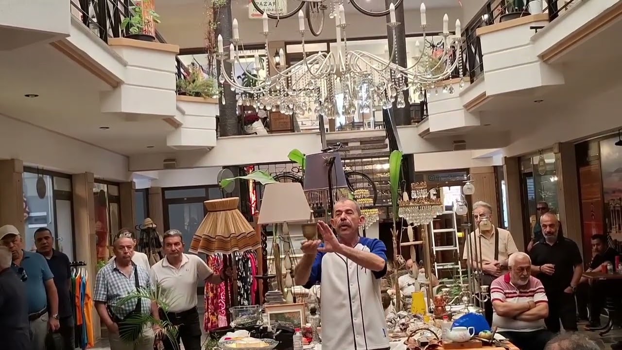 İzmir Kemeraltı Antikacılar Çarşısı Antika Mezatı Seri 16 Erkan Sert Bey Anlatımlı