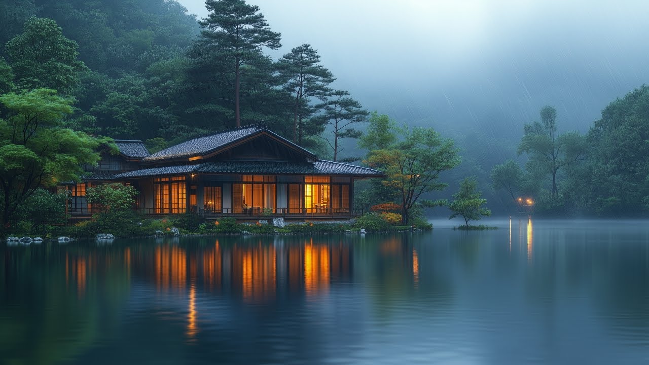 Spring Rain Melancholy - Japanese Fantasy Piano, Insomnia Healing