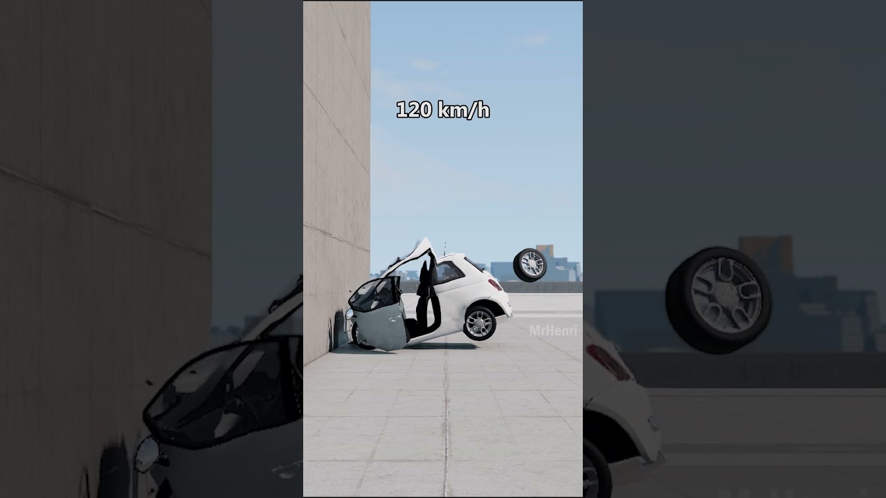 Fiat 500 Crush Test 🚗 - BeamNG.Drive 