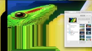 Mac OS X 10.10 Yosemite Glitch Art Bug (Like Windows 95) on Retina MacBook Pro