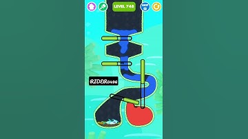 SAVE THE FISH🦈 | level 748 #shorts  All Levels Completed (iOS & Android) #mobilegames| RIDER0496