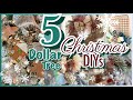 DOLLAR TREE DIY CHRISTMAS DECORATIONS!!