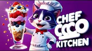🐱Chef Coco Built The Ultimate NOOB vs PRO Berry Blast Parfait! 🍓 Level 999 CGI (Full Episode)