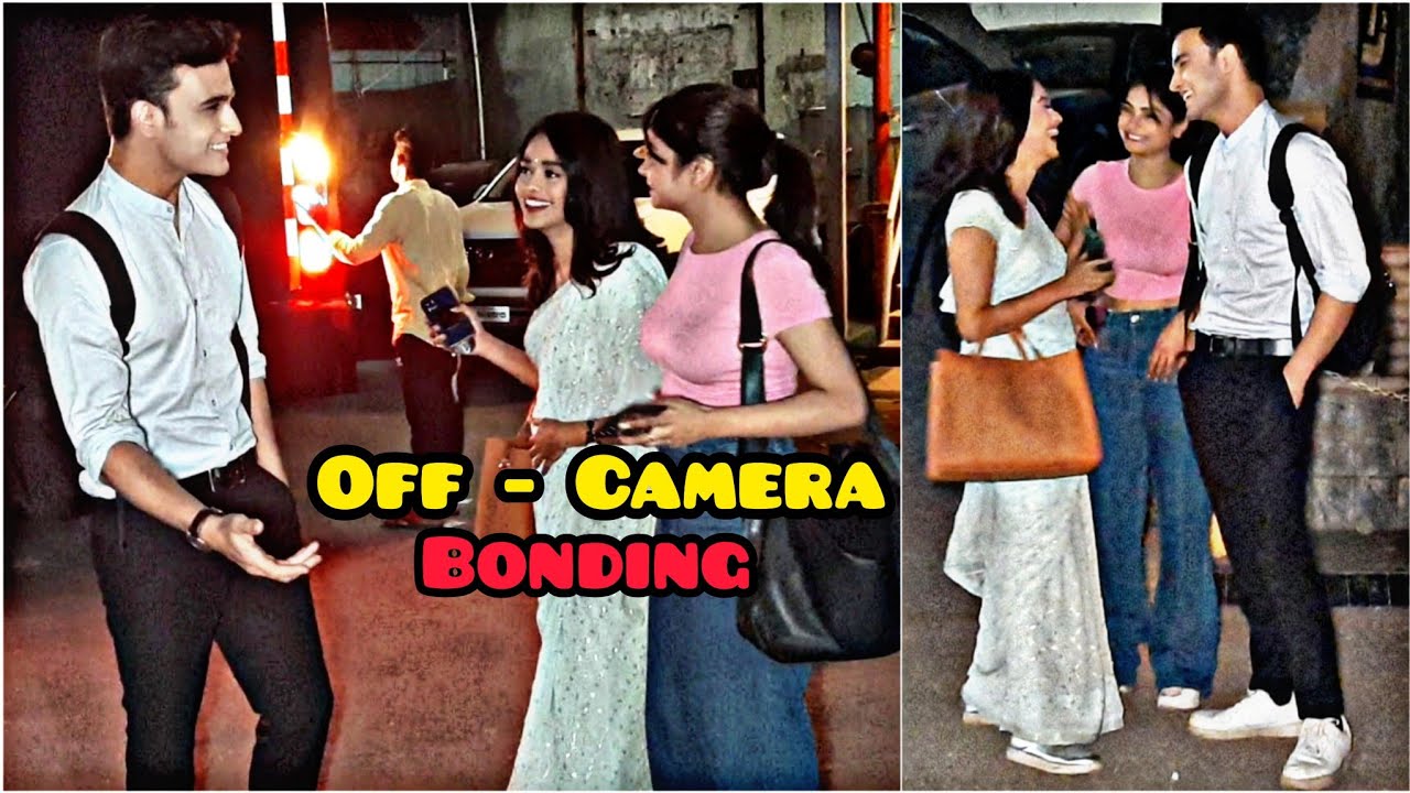 Sweet Bonding of Pranbir Mugdha Chaphekar & Krishna Kaul on Set | #krishdha | @bollywoodbandook