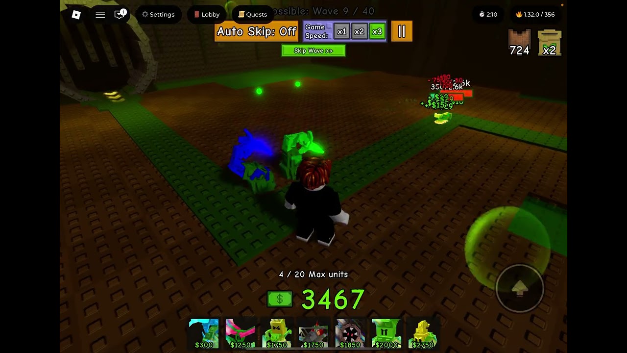 Testing if my least favourite units can beat toxic facility impossible mode garden tower defense