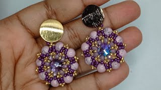 Tutorial aretes CALY super facil en cristales y mostacillas (CyL Accessories)