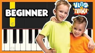 Vlad and Niki Song - EASY PIANO TUTORIAL screenshot 3