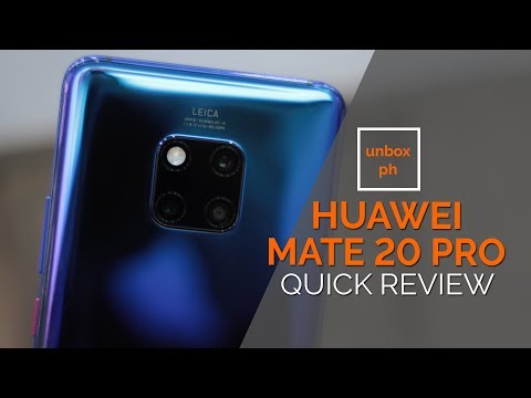 Huawei Mate 20 Pro Hands-On, Quick Review: Crushing the Competition?