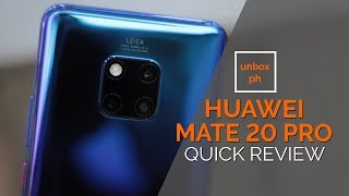 huawei mate 20 pro hands on quick review crushing the competition?
